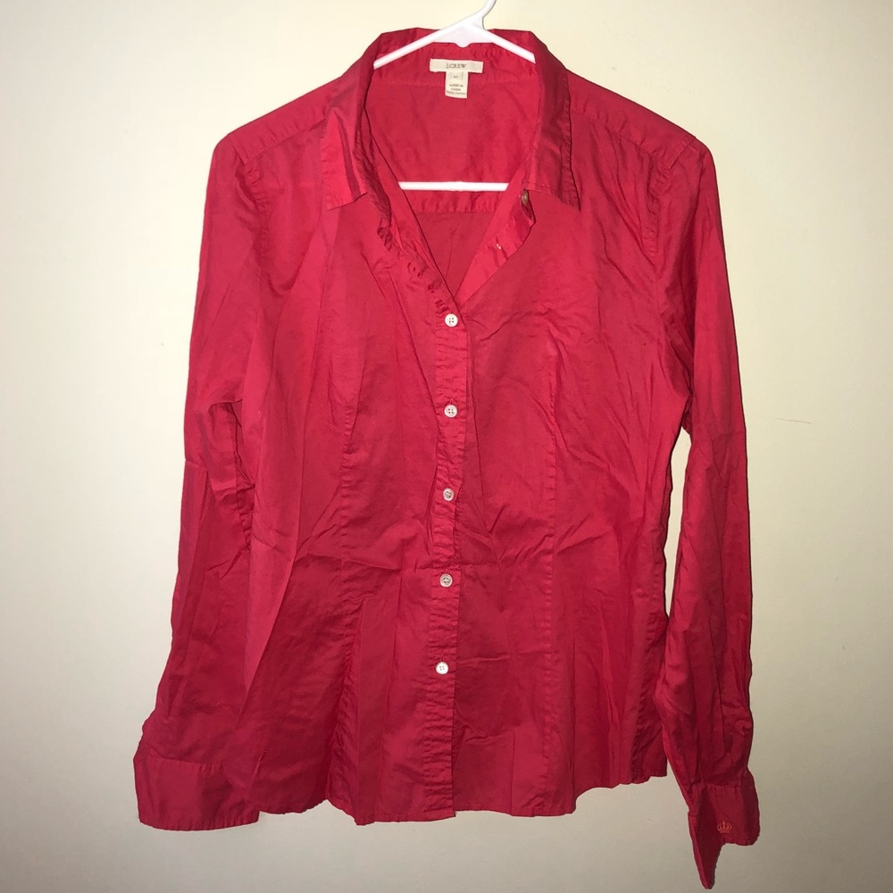 J. Crew Pink Button Down Shirt
